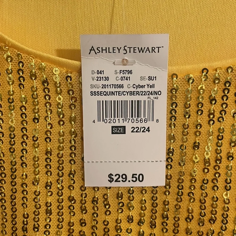 Ashely Stewart Sequence Top Plus Size 22/24 - Picture 3 of 3